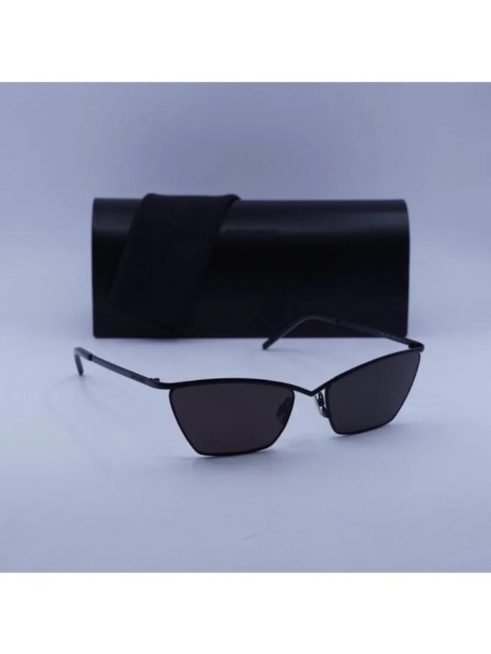 Saint Laurent SL637 001 Cat Eye Sunglasses - Black